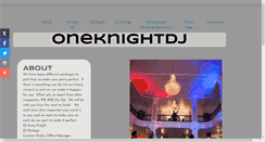 Desktop Screenshot of oneknightdj.org