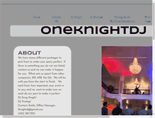 Tablet Screenshot of oneknightdj.org
